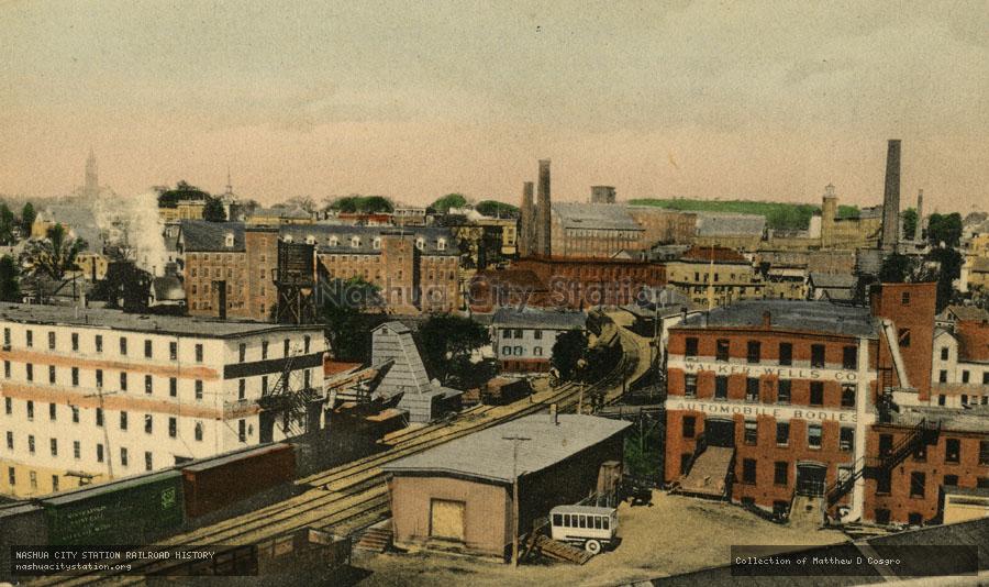 Postcard: Factory Section, Amesbury, Massachusetts